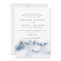 Monts Misty I Faire-part de mariage Formel