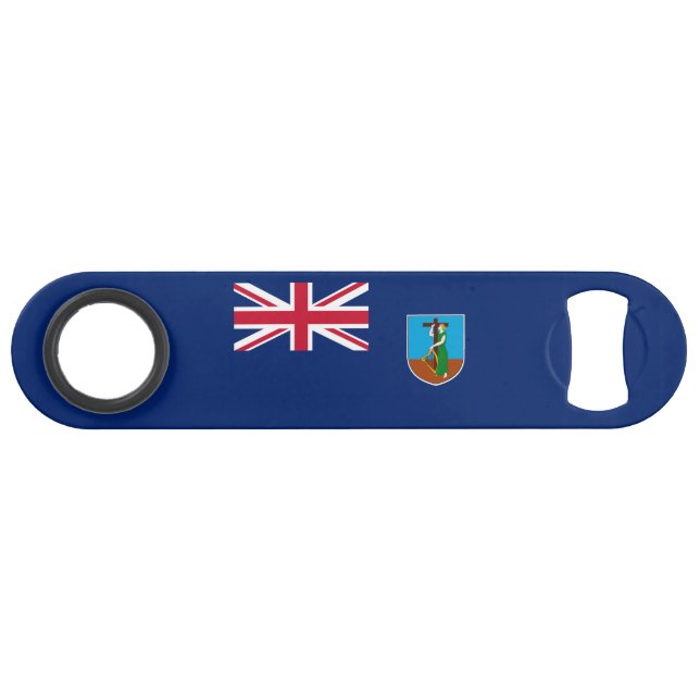 Montserrat Flag Bar Key (Front (Horizontal))