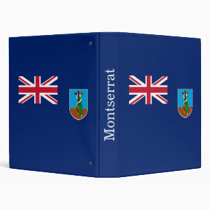 Montserrat Flag Binder