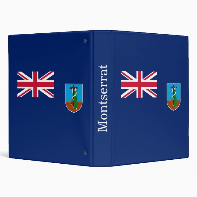 Montserrat Flag Binder (Background)
