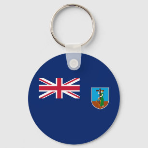 Montserrat Flag Keychain