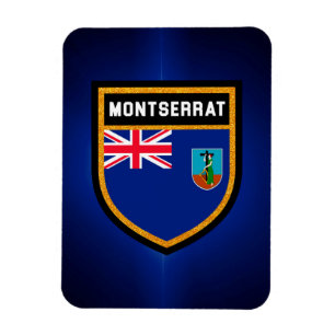 Montserrat Flag Magnet
