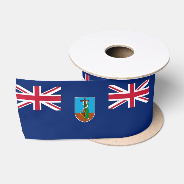 Montserrat Flag Satin Ribbon (Spool)