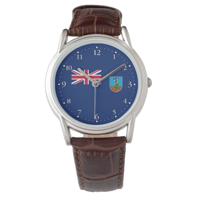 Montserrat Flag Watch (Front)