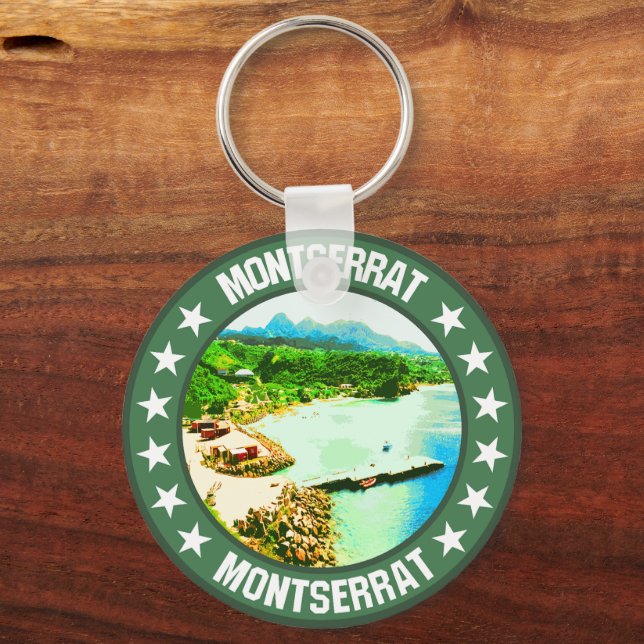 Montserrat                                         keychain (Front)