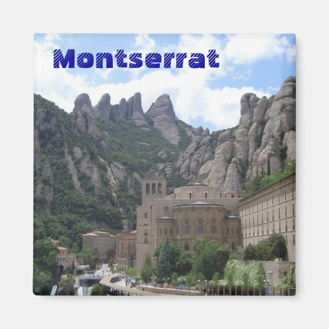 Montserrat Spain magnet (Front)