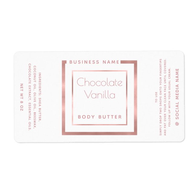 Monture minimaliste en or rose (Devant)