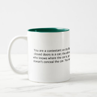 Monty Hall Two-Tone Coffee Mug