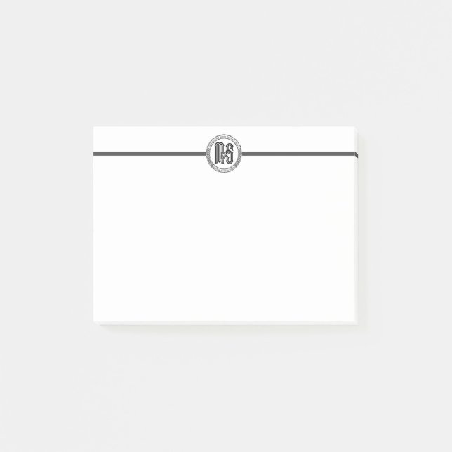 Monty & Strong -  M&S Detective Agency Post-it Notes (Front)