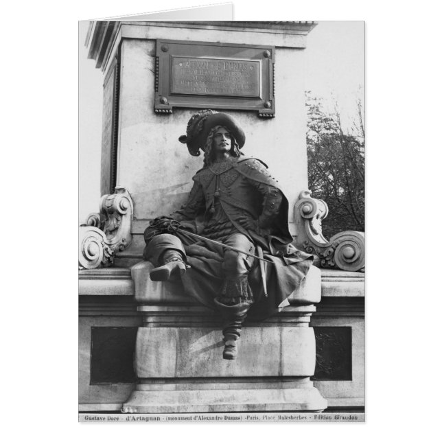 Monument à Alexandre Dumas Pere, d'Artagnan (Devant)
