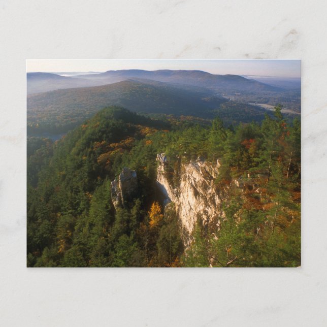 Monument Mountain Devils Pulpit View Postcard (Front)