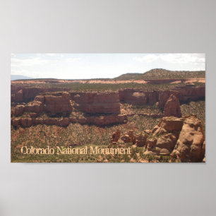 Monument national du Colorado poster pittoresque
