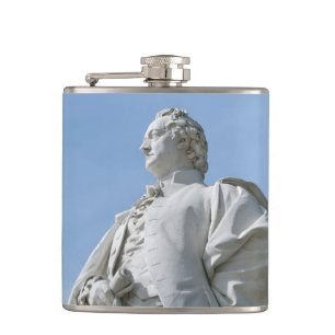 Monument of Johann Wolfgang von Goethe in Berlin Hip Flask