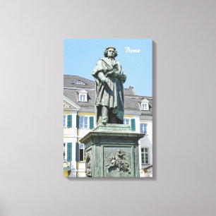 Monument of Ludwig van Beethoven in Bonn Canvas Print
