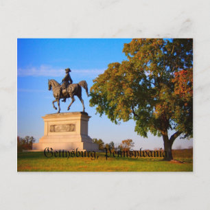 Monument on Gettysburg Battlefield Postcard