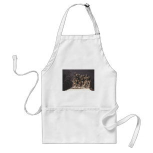 monument soldiers new york war standard apron