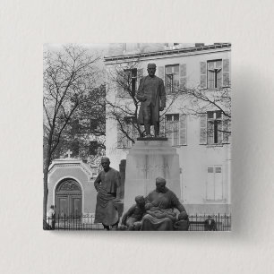 Monument to Emile Zola 2 Inch Square Button