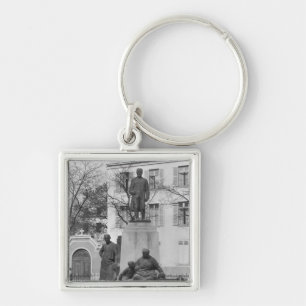 Monument to Emile Zola Keychain