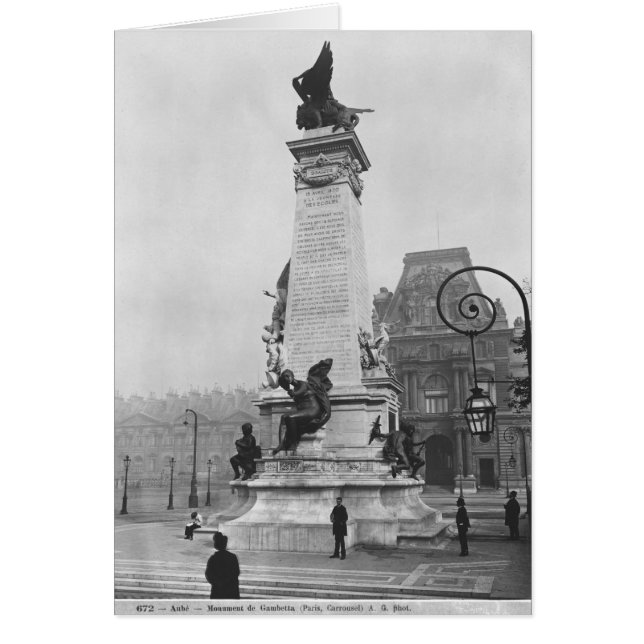 Monument to Leon Gambetta (Front)