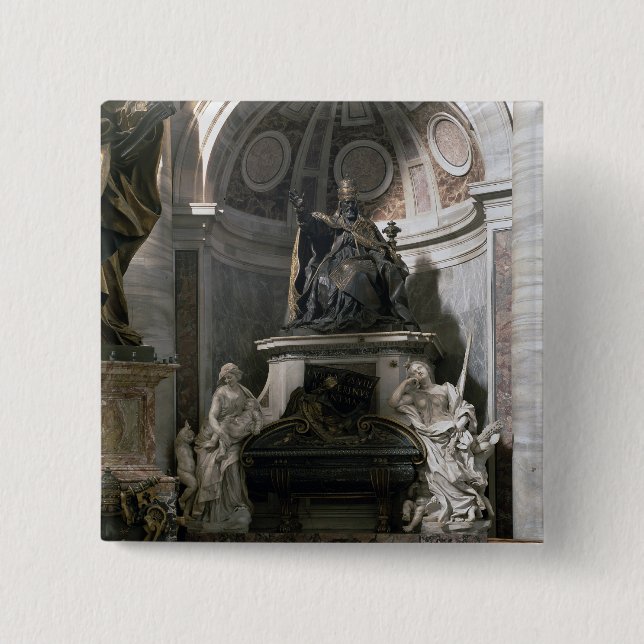 Monument to Urban VIII 2 Inch Square Button (Front)