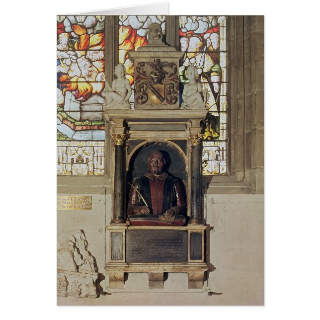 Monument to William Shakespeare  c.1616-23 (Front)