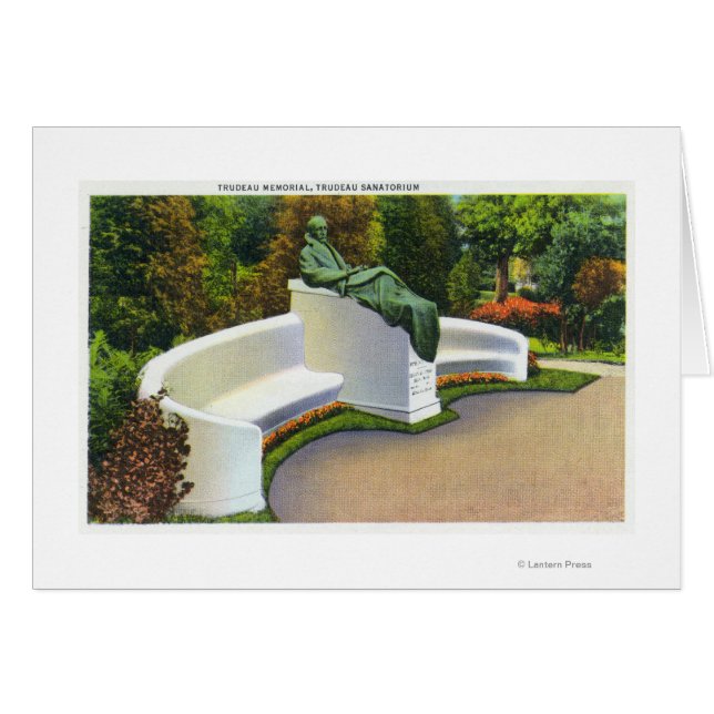 Monument Trudeau, scène du sanatorium Trudeau (Devant horizontal)