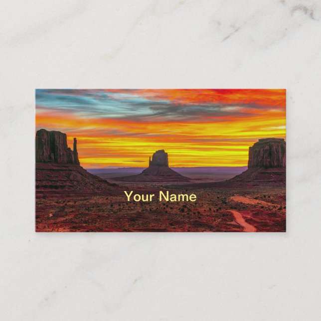 Monument Valley 3 Business Cards (Front)
