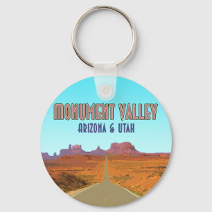 Monument Valley Arizona Utah Vintage Keychain