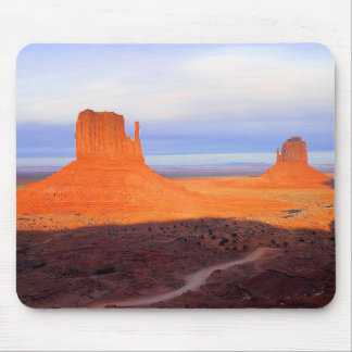 Monument Valley at sunset Mouse Pad
