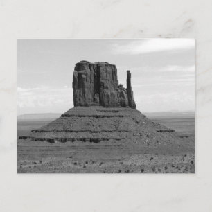 Monument Valley (black and white) Postcard