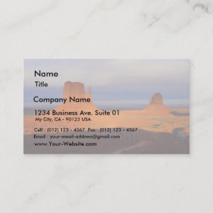 Monument Valley Business Card