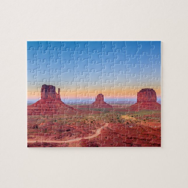 Monument Valley Grand Canyon Utah USA Sunset Jigsaw Puzzle (Horizontal)