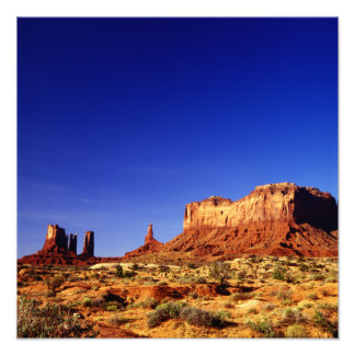 Monument Valley (Highly Polarized) Photo Print