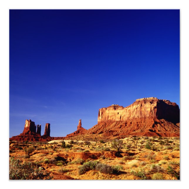 Monument Valley (Highly Polarized) Photo Print (Front)