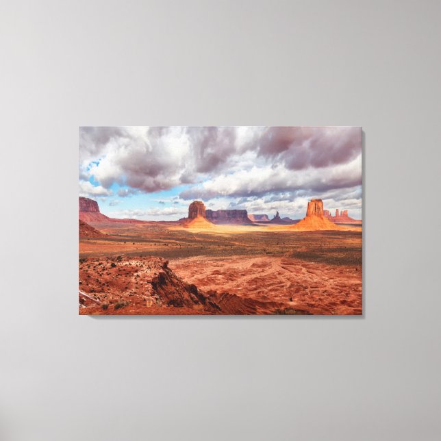 Monument valley landscape, AZ Canvas Print (Front)
