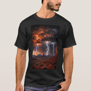 Monument Valley Lightning Storm T-Shirt