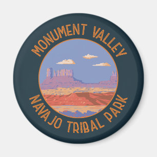 Monument Valley Navajo Tribal Park Travel Vintage Magnet
