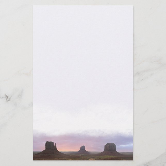 Monument Valley Panorama Stationery (Front)