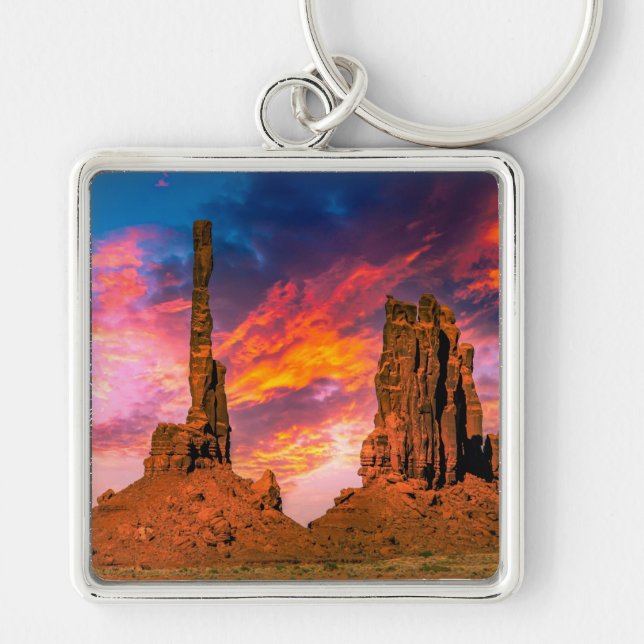 Monument valley photo keychain (Front)