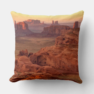 Monument valley scenic, Arizona Throw Pillow