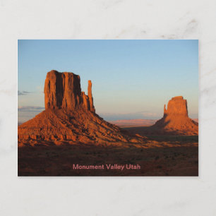 Monument Valley Utah Desert Rock Formation Postcard