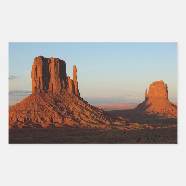Monument Valley Utah Desert Rock Formation Sticker (Front)