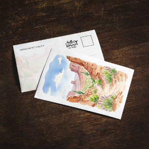 Monument Valley Utah Watercolor Invitation