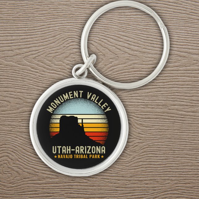 Monument Valley Vintage Landscape Utah  Keychain (Creator Uploaded)