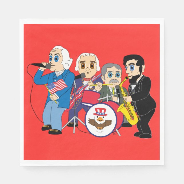 Monumental Rock Napkin (Front)