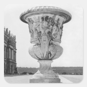 Monumental vase, allegory of defeat of Turks Square Sticker