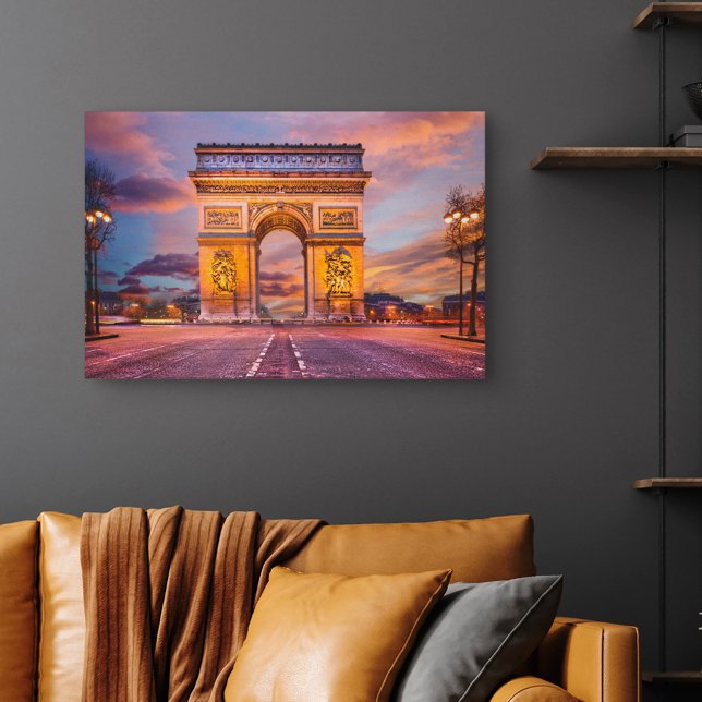 Monuments | Arc de Triomphe, Paris France Canvas Print (Creator Uploaded)