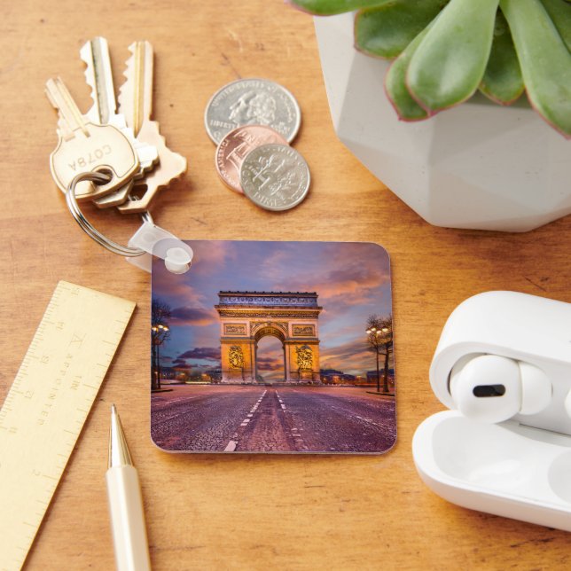Monuments | Arc de Triomphe, Paris France Keychain (Desk)