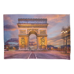 Monuments   Arc de Triomphe, Paris France Pillowcase