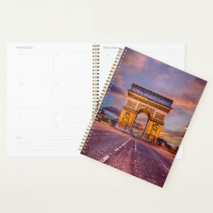 Monuments   Arc de Triomphe, Paris France Planner